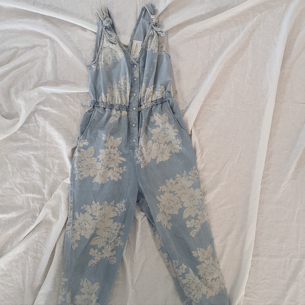ANTHROPOLOGIE PILCRO denim jumpsuit